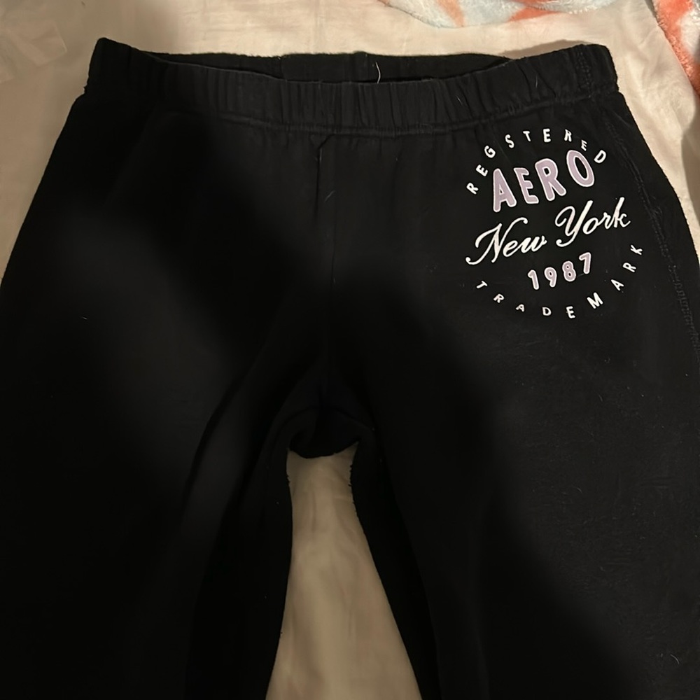 Black Aeropostale sweatpants